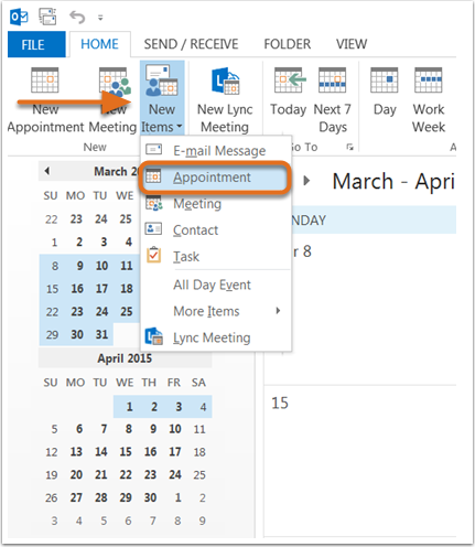 Insert calendar invites into marketing emails