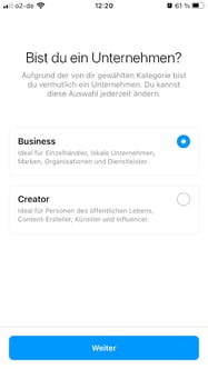 business-profil-auswaehlen-in-der-instagram-app