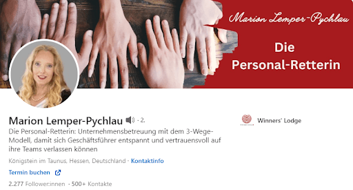 LinkedIn-Zusammenfassung Beispiel 3