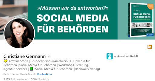 LinkedIn-Zusammenfassung Beispiel 7