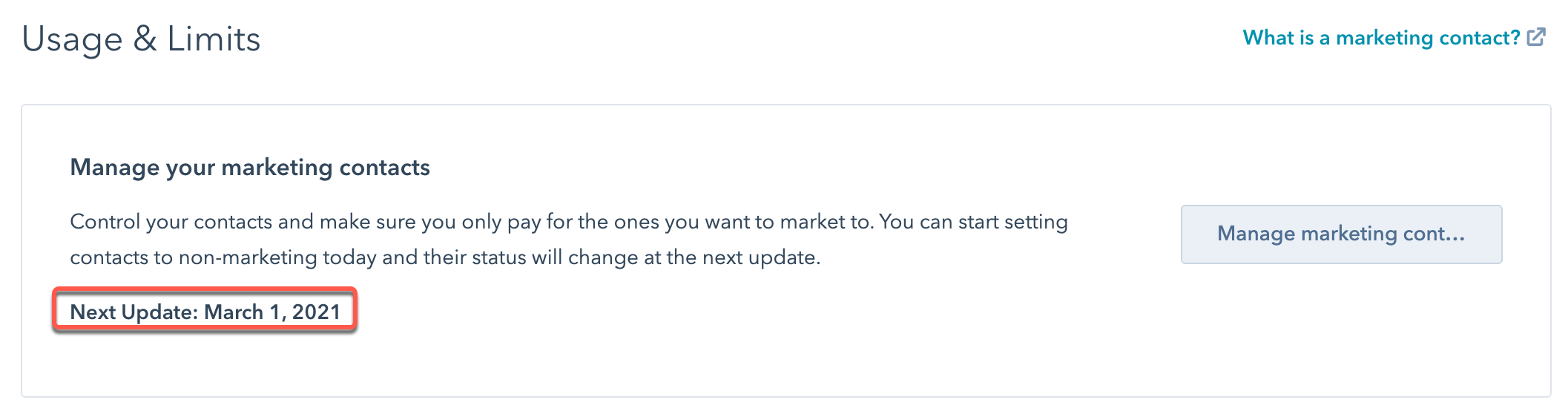 next-update-date-marketing-contacts