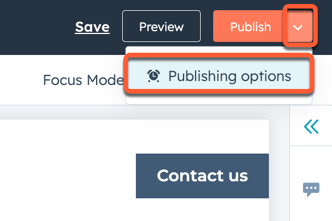 access publishing options