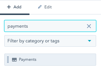 add payments to website