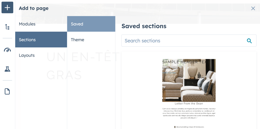 add-saved-section-to-page