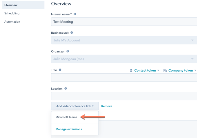 add-team-link-to-scheduling-page