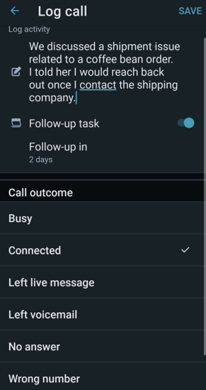 android-call-outcome