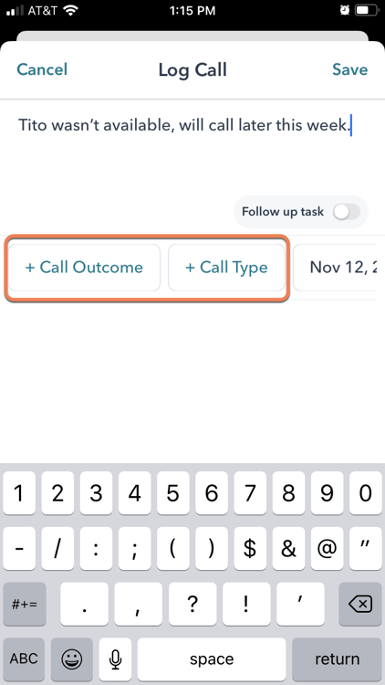 call-outcome-on-mobile