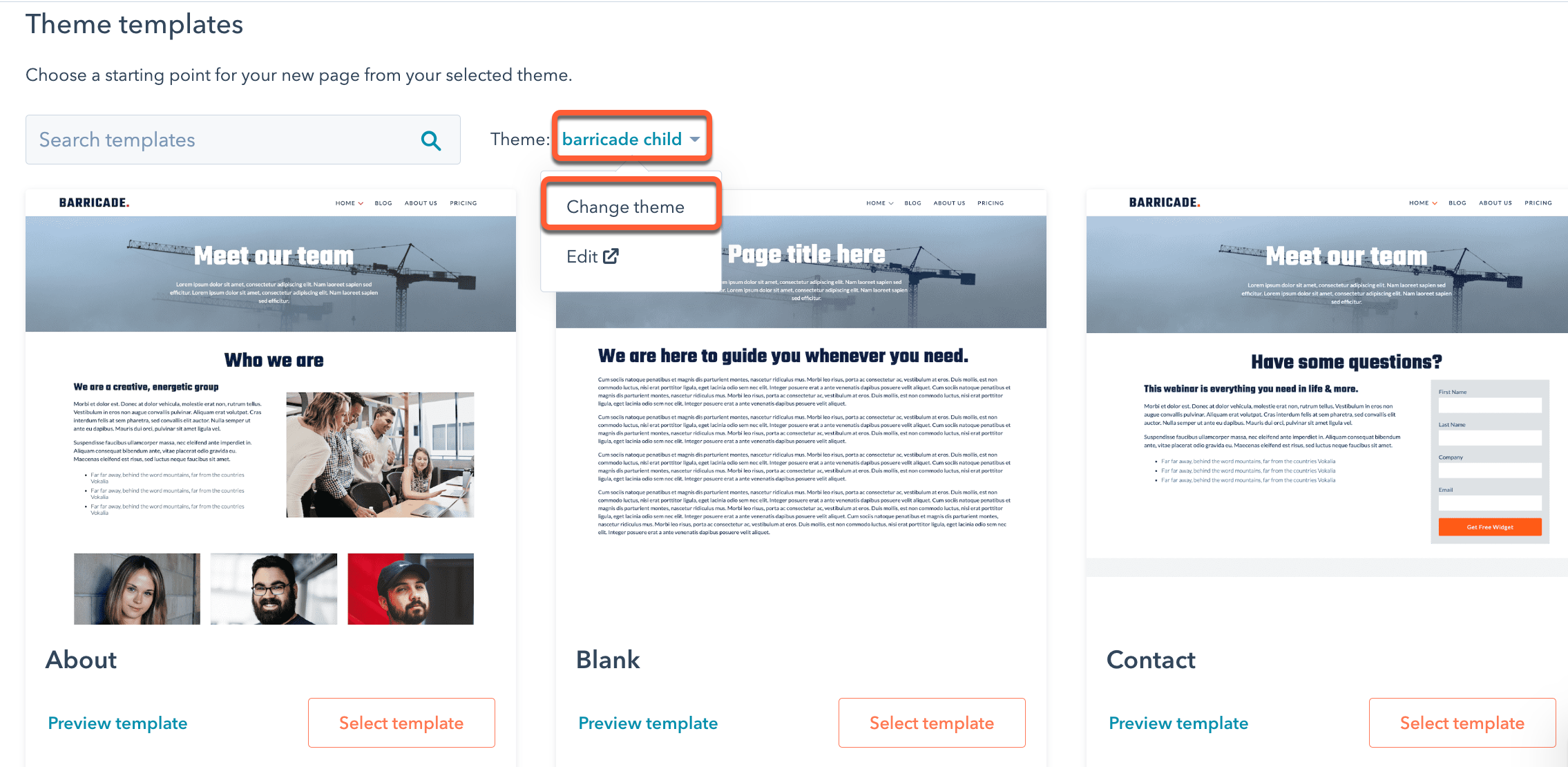 change-theme-in-hubspot