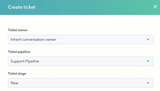 Changer de propriétaire de ticket