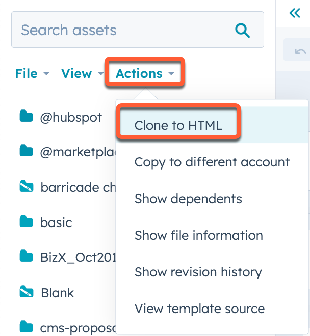 Build a custom coded template