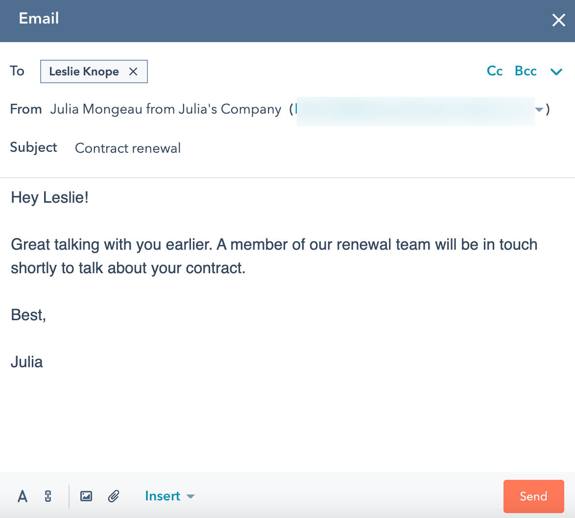 Compose and reply to emails in the conversations inbox