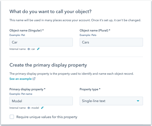 define-custom-object-name and-display-property