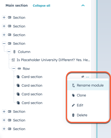 Edit content in the content editor