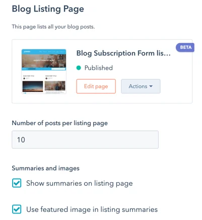 edit-settings-for-blog-listing-page