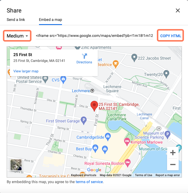 Lisää Google-kartta HubSpot-sisältöön