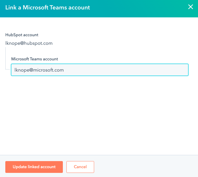 Microsoft Teamsアカウントの関連付け