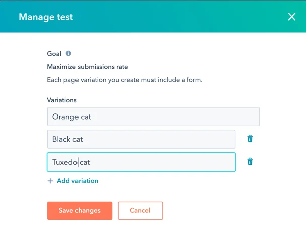 manage-test-variations