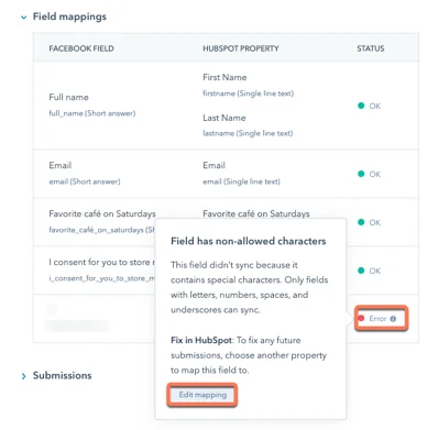 resolve-form-field-mapping-issue