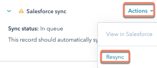 salesforce-resync