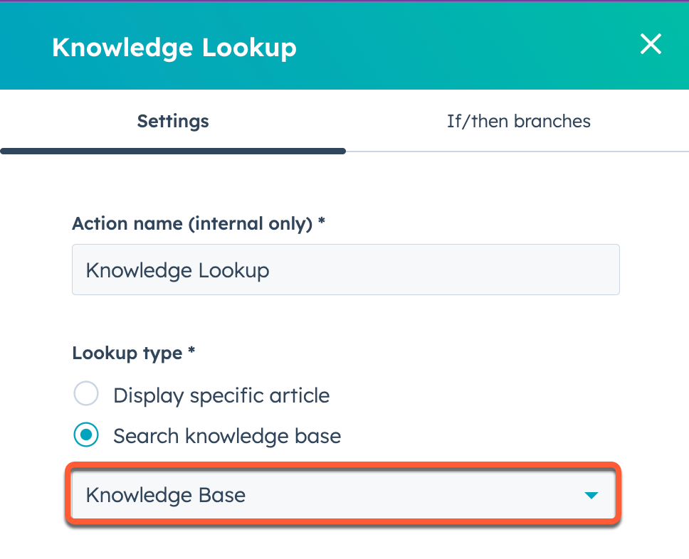Create and manage multiple knowledge bases