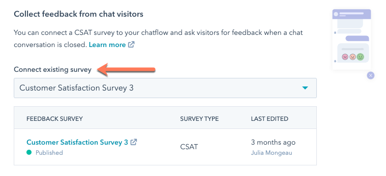 select-survey-from-chatflow