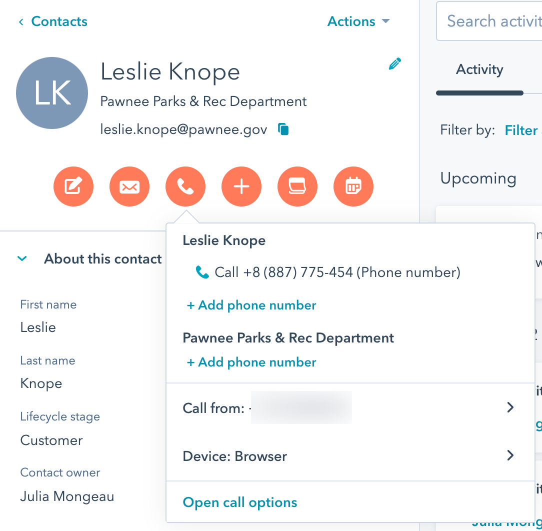 Make calls