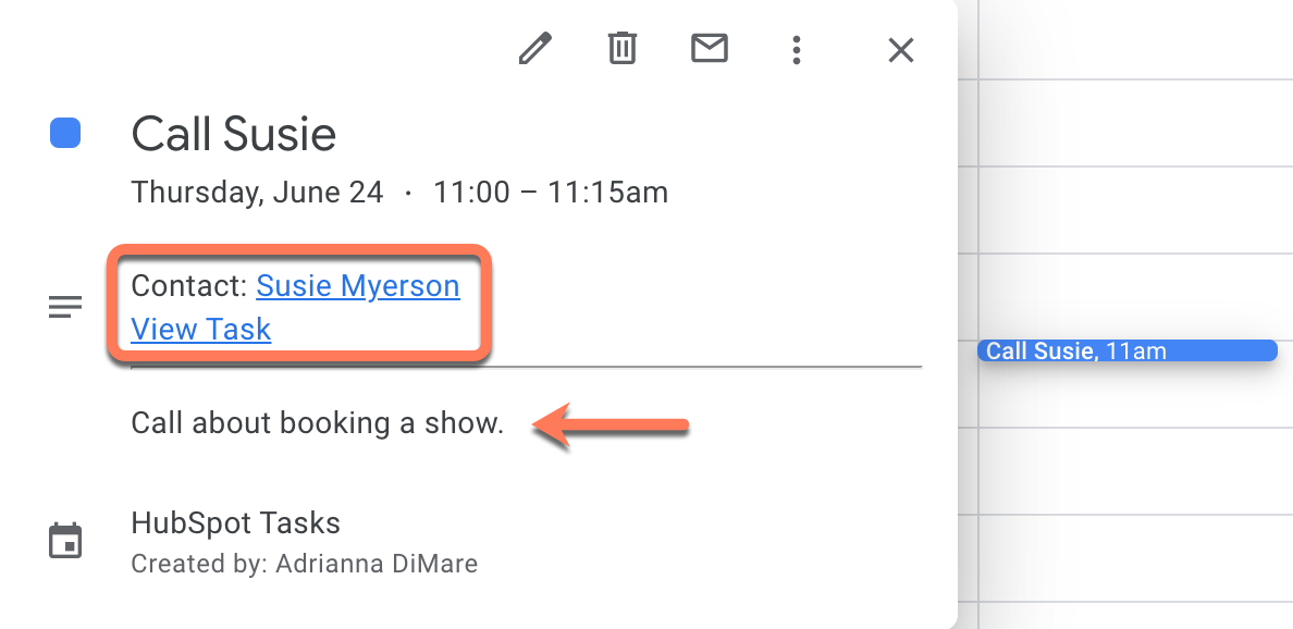 Sync tasks to your Google or Outlook Calendar