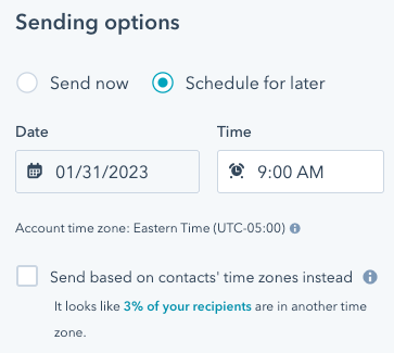 email-scheduling-options