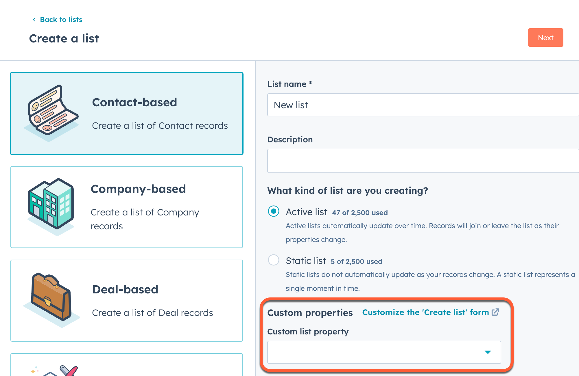 list-create-custom-properties