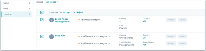 problemas com a formatação da localização