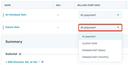 quote-select-billing-start-date