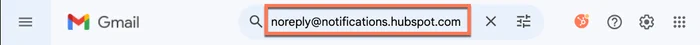 search-for-hubspot-notification-email-in-inbox