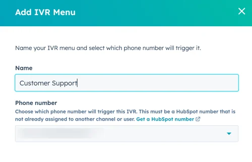 IVR-menu