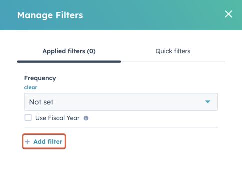 adicionar filtro (OU)