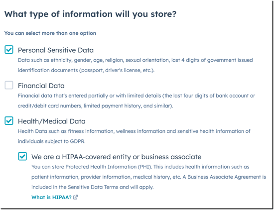 category-selection-sensitive-data