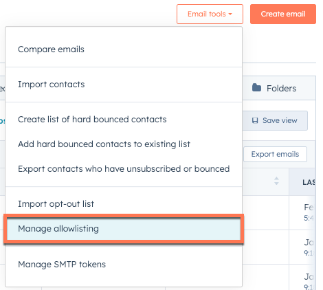 manage-allowlisting-option-on-新規マーケティングEメール-ホーム