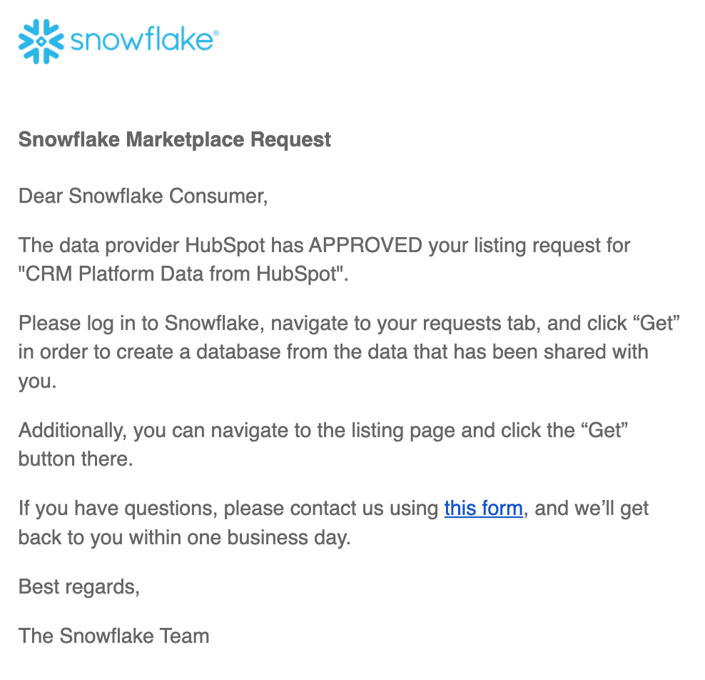 Connect HubSpot And Snowflake Data Share