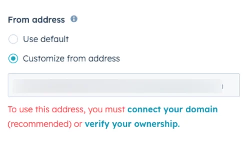 mise à jour de la configuration de l'adresse dans la configuration du courrier électronique hébergé