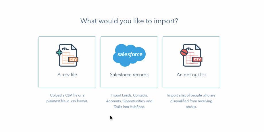 how to import a spreadsheet of contacts into your