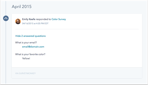 SurveyMonkey + HubSpot integration