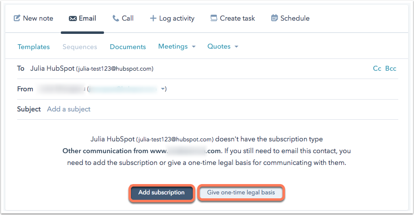 hubspot email