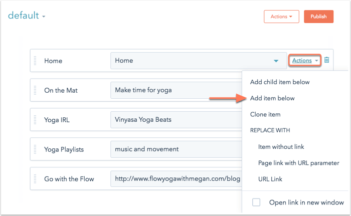 HubSpotのヘルプ記事のスクリーンショット