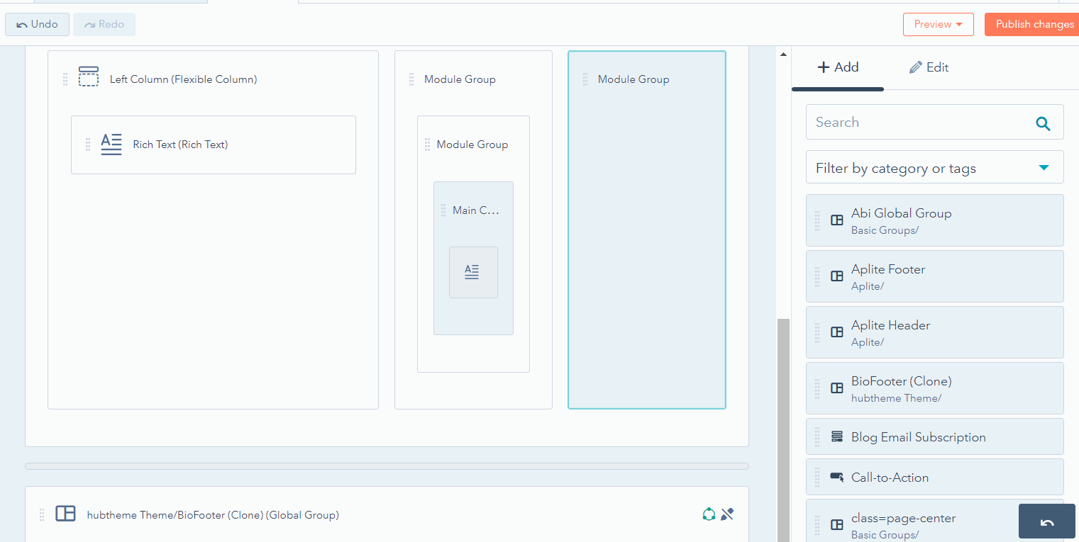 HubSpotのヘルプ記事のスクリーンショット