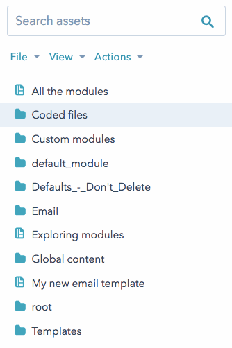 design manager collapse and deselect folders