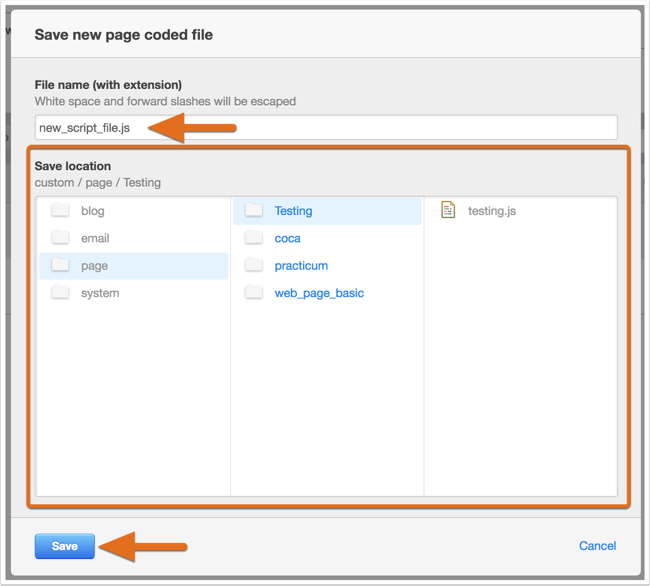 ¿Dónde debo guardar los archivos Javascript o CSS personalizados para ...