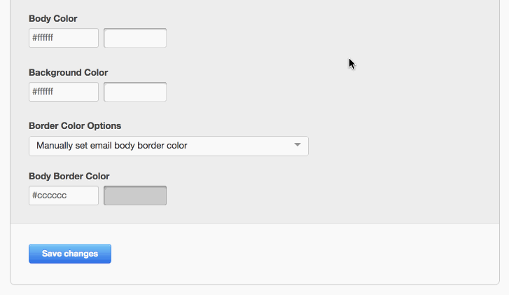 how do you change the backgroud color in mailbird