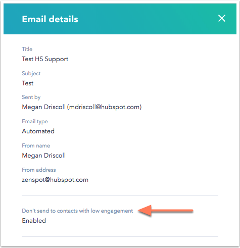Understand graymail and avoid sending email to unengaged contacts