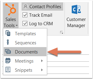 Hoeveelheid geld Op de kop van Slecht Gebruik verkooptools met de HubSpot Sales Outlook desktop add-in