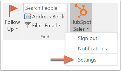 hubspot sales extension outlook for mac