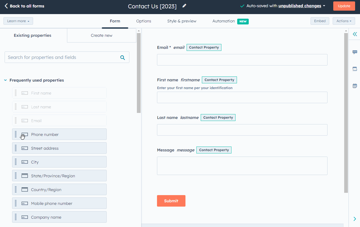 Free Form Design Software: Customize Your Form & Add CSS